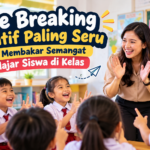 Guru dan siswa sekolah dasar mengikuti kegiatan ice breaking edukatif yang seru untuk meningkatkan semangat belajar di kelas.