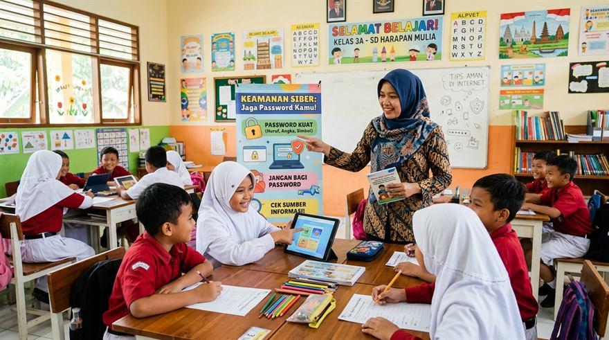 15 Aktivitas Literasi Keamanan Digital untuk Siswa SD Lengkap dengan Contoh LKPD